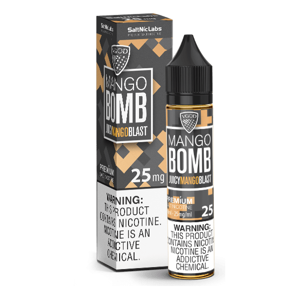 SaltNic Labs VGOD Mango Bomb | 30mL | Salt Nic Liquid | Price Point NY