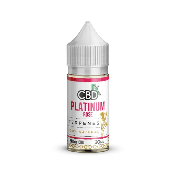 CBDfx Terpene Vape 30mL Bottle - Platinum Rose 500mg CBD | Price Point NY