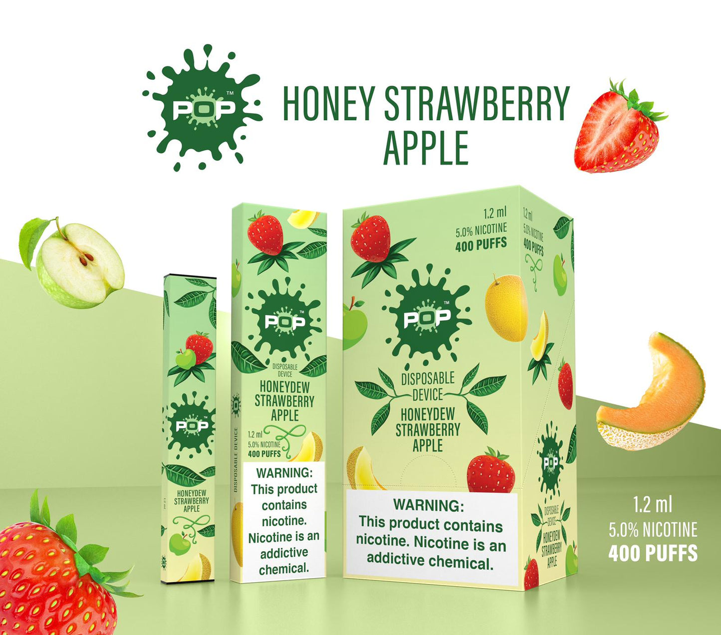 POP HONEY STRAWBERRY APPLE