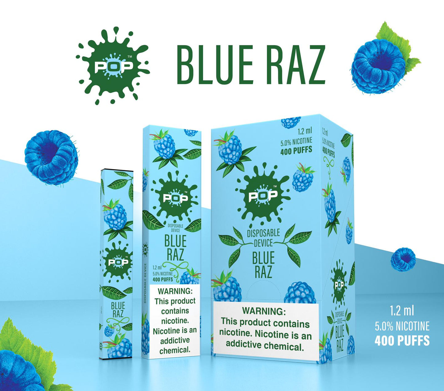 POP BLUE RAZ