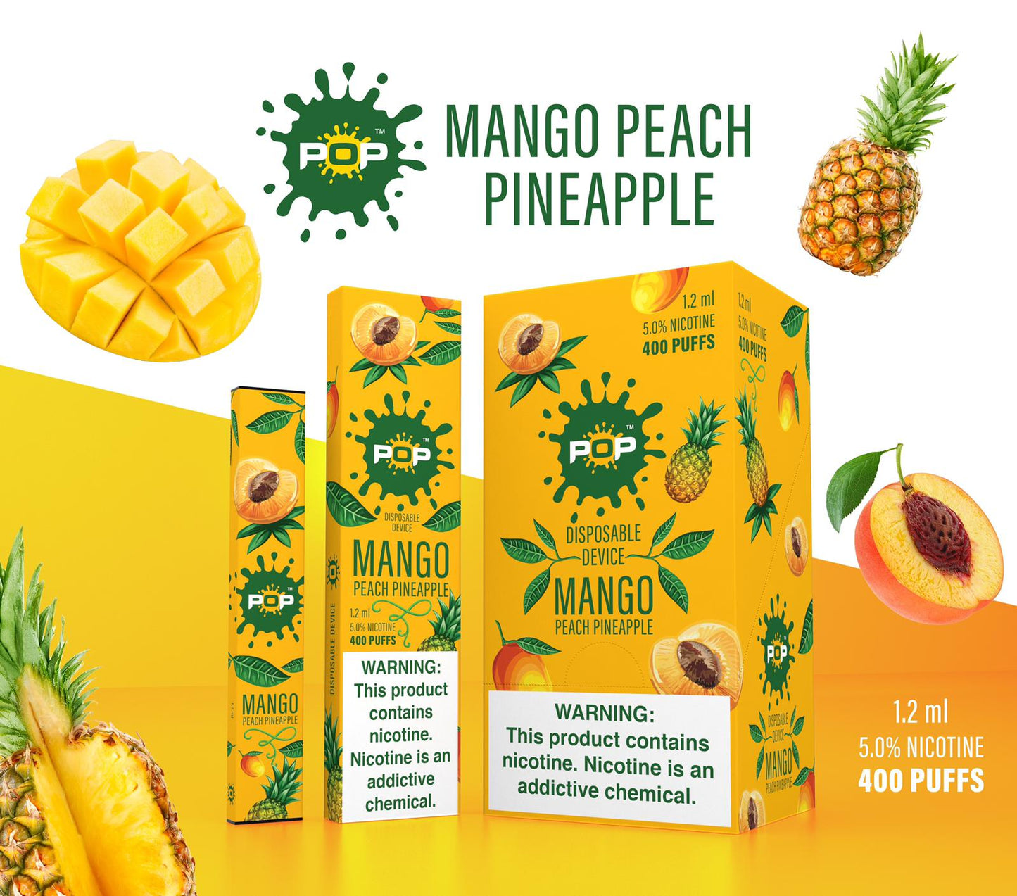 POP MANGO PEACH PINEAPPLE