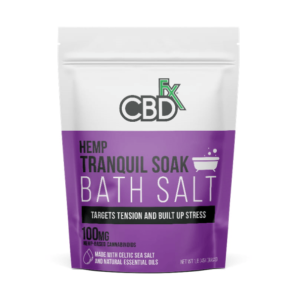 CBDfx Hemp Tranquil Bath Salt - 100mg | Price Point NY