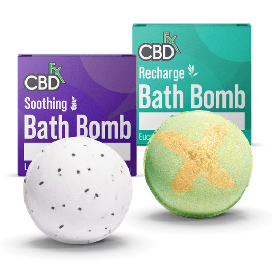 CBDfx Bath Bombs - Soothing/ Recharge | 200mg CBD
