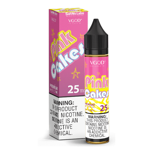 SaltNic Labs VGOD Pink Cakes | 30mL | Salt Nic Liquid | Price Point NY